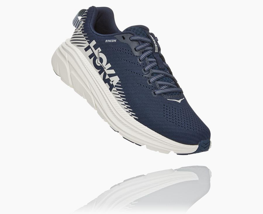 Hoka One One Løbesko Dame - Rincon 2 - Mørkeblå/Hvide - 073425FGL